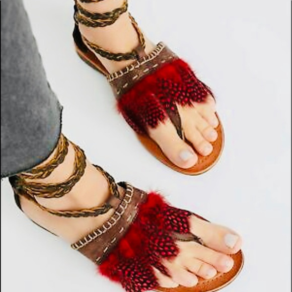 FREE PEOPLE BORA WRAP SANDALS. - Picture 2 of 8